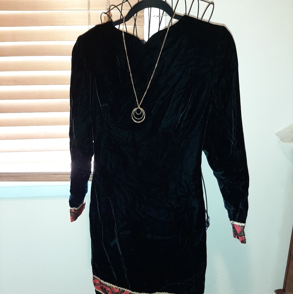 Jessica McClintock vintage 80s formal dress